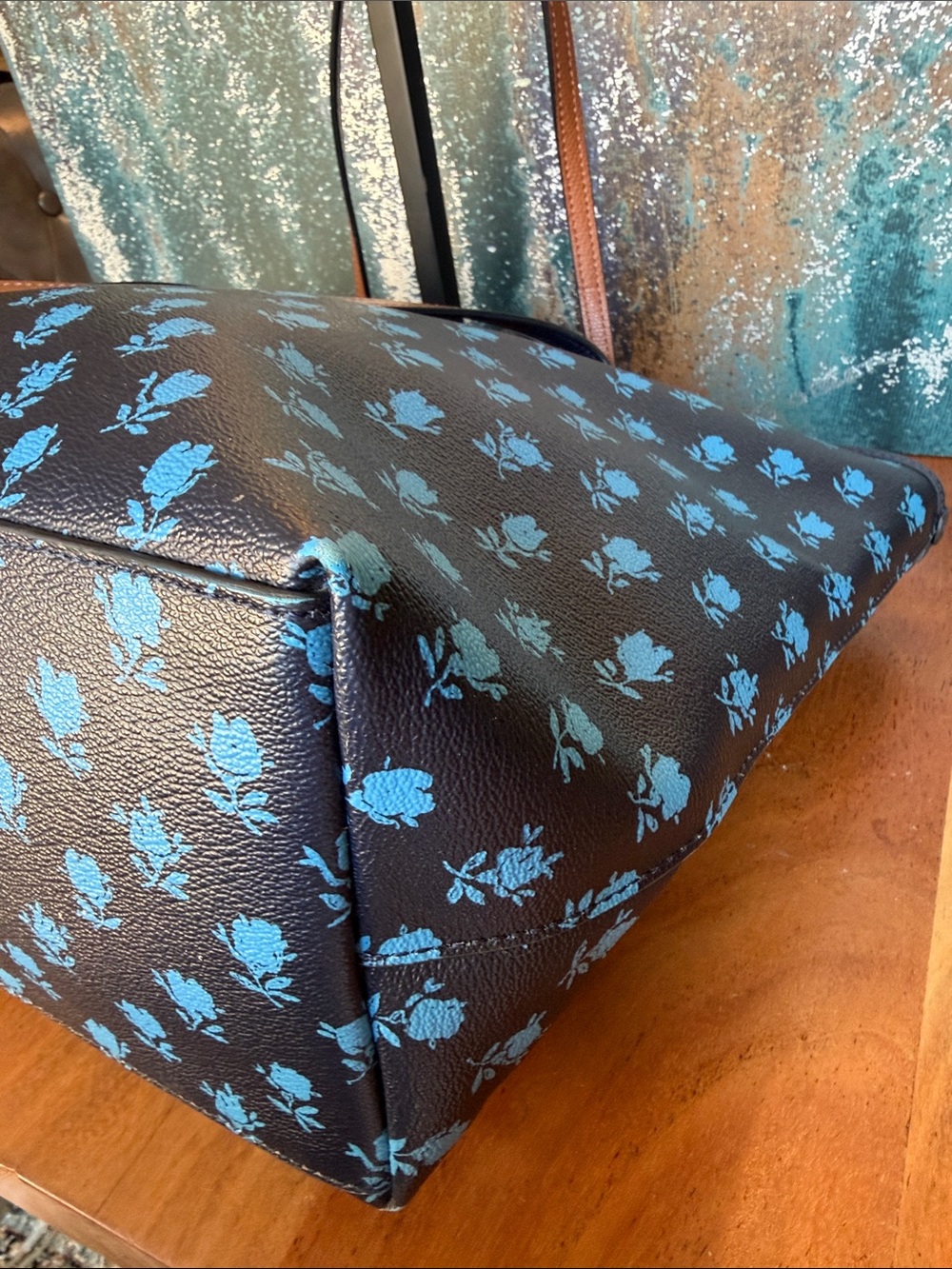 Coach 2010’s Dark Academia Bennett Badlands Floral Tote Bag (VGUC) - Picture 11 of 16